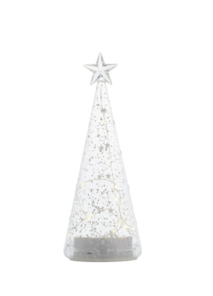 Sirius Romantic LED glas træ, romantic/clear - 26 cm. - Bahne